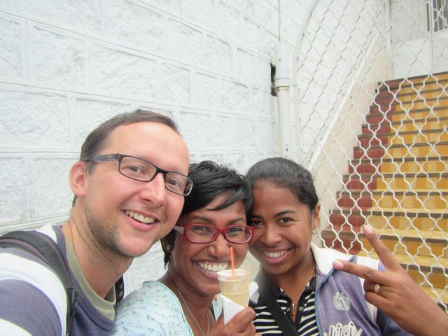 From left: The German, Supposed Malagasy (ME) and a genuine Malagasy local.